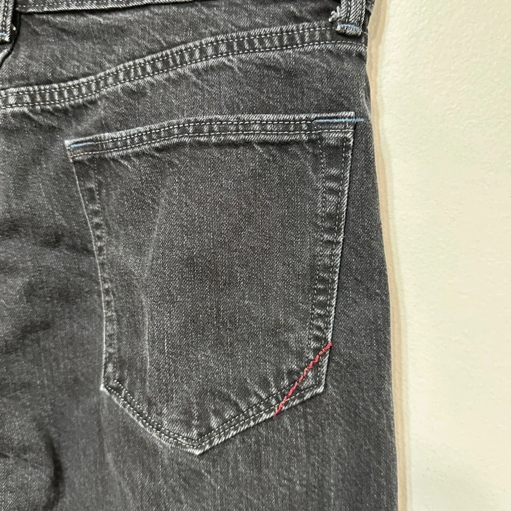 Banana Republic Slim Fit Jeans Mens 32x30 Black Denim Faded Casual Pants Grunge - Picture 7 of 9